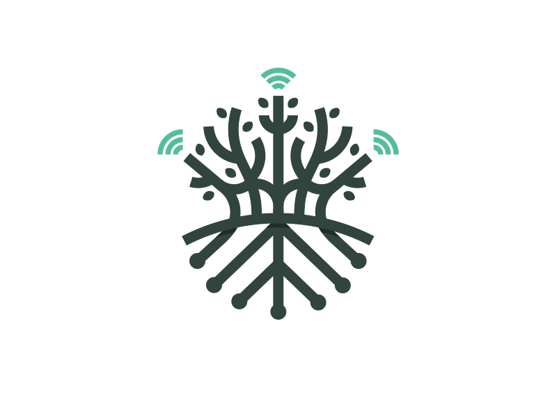 Agro-Industry agricultural agriculture ai artificial intelligence brand branding circuit circuits color design electronics illustration industry logo mark mexico tree trees wi fi wifi