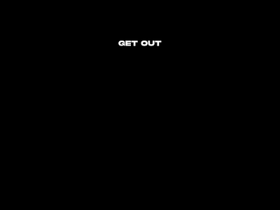 Get Out animation design film film festival film poster film poster design films fly flying get out mexico mind psychology sunken place typography void