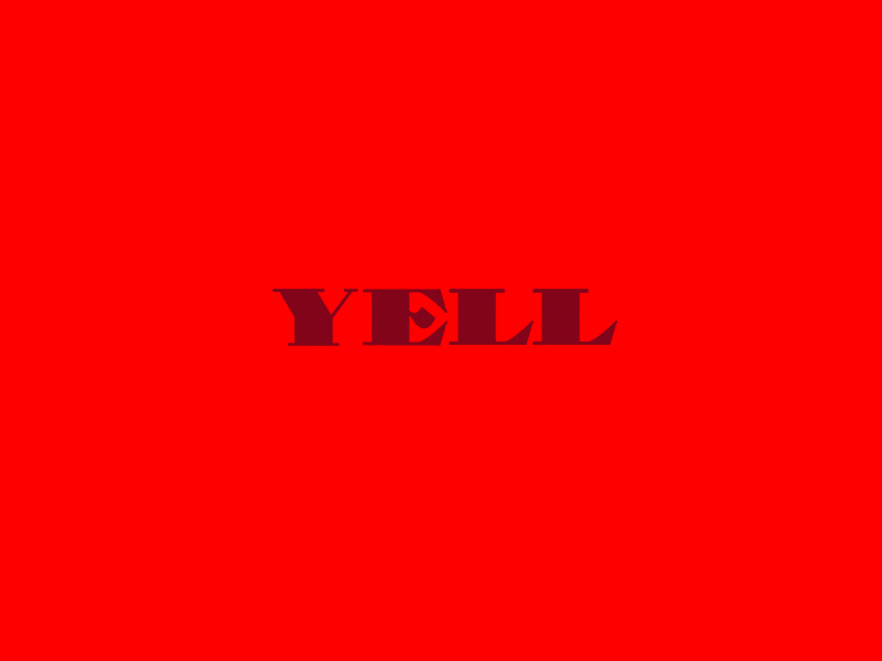 Yell Hell animation brand branding design evil fun hell logo mexico type typography word words yell