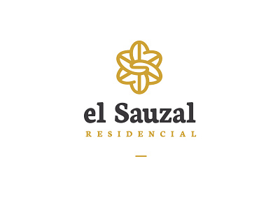 el Sauzal Residencial brand branding color design flower flower logo flowers house houses logo logo design mark mexico real estate real estate agency real estate branding sausalito sun sunny typography
