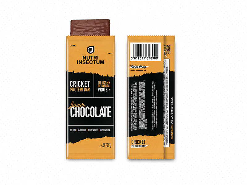 Nutrinsectum / Protein Bar bar brand branding color cricket crickets delicious design grasshopper health healthy label design logo mexico nutrients organic power bar protein sport sports