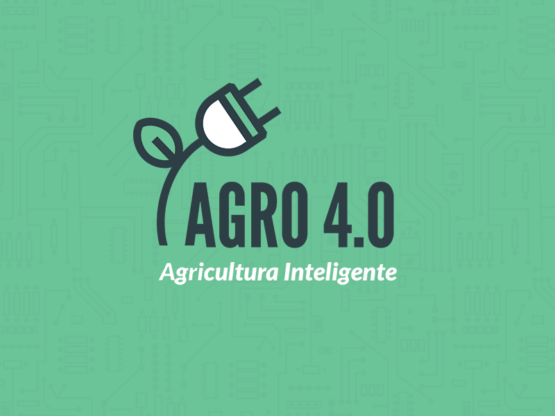 Agro 4.0 agricultural agriculture artificial intelligence brand branding flower logo mexico nature plant plants plug robot robotics smart tech technology techy