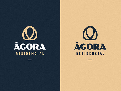 Ágora (colors) brand branding color colors design house houses housing logo logo design mark mexico real estate real estate logo typography