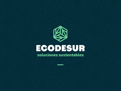 ECODESUR brand branding color design eco ecology logo logo design mark mexico recycle sustainability sustainable think green typography