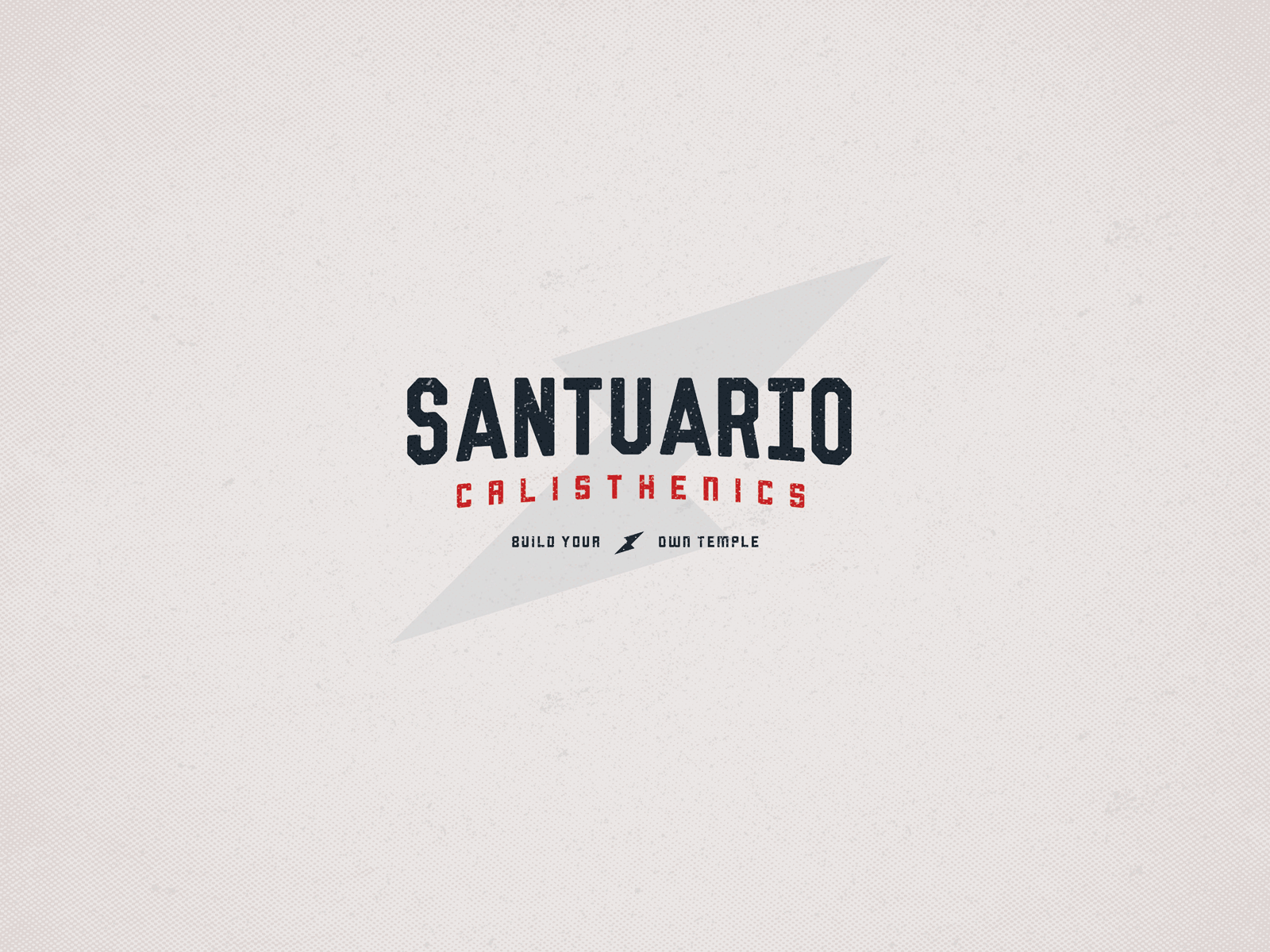 Santuario Calisthenics bolt brand branding calisthenics design fit fitness fitness center greek greek mythology gym gym logo health healthy logo mark mexico strength typography