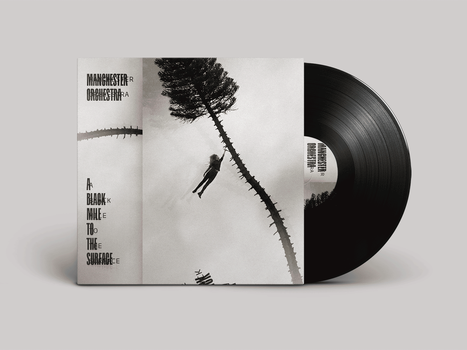 A Black Mile to the Surface by Manchester Orchestra album cover cover cover art cover design design dribbble dribbble best shot manchester orchestra mexico music record records rock and roll warm up warmup weekly warm up weeklywarmup