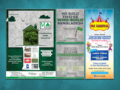 Multiple Poster Design branding brochure design illu illustration page layout photoshop poster travel vector