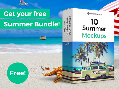 Free 10 Summer Mockups Bundle free freebie mock ups mockup templates