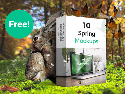 10 free Spring Mockups