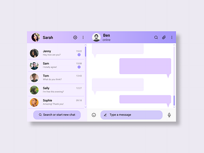 Daily UI - Day 013 - Messaging App