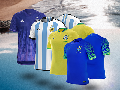 Jersey Design!! argentina banner branding brazil design graphic design illustration jersey jerseyfolio jerseymockup poster social poster typography