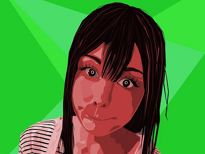 Illustration Vector art portrait