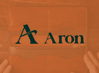 A Aron logo design branding design graphic design icon illustration logo minimal typography vector vector illustration