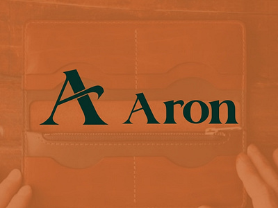 A Aron logo design branding design graphic design icon illustration logo minimal typography vector vector illustration