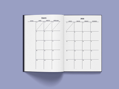 Agenda 2021 | Macrocosmos | Mes agenda design diseño editorial editorial graphic design interior libro mes planner