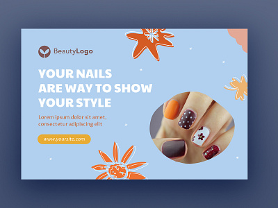 Beauty Nails Social Media Banner Design