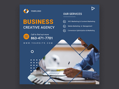 Business Agency Social Media Banner Design