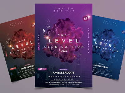 Next level flyer template flyer template graphic design