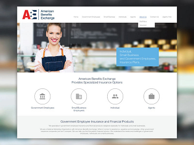 Website Design for American Benefit Exchange