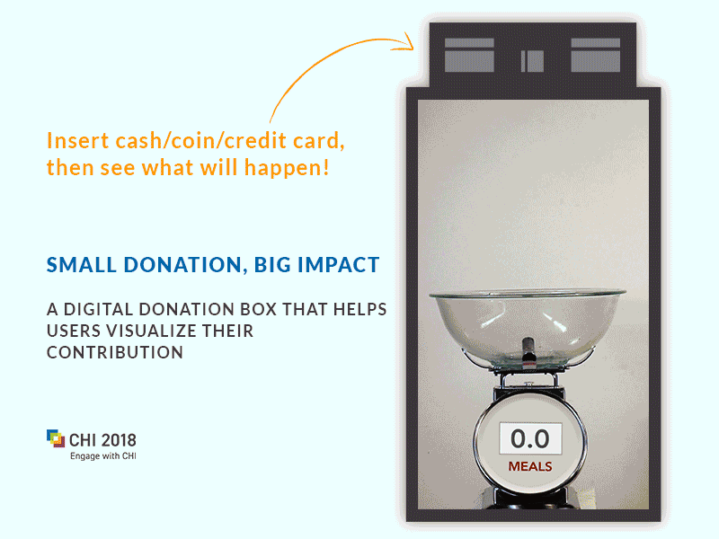 Digital Donation Box Prototype chi 2018 donation box prototype
