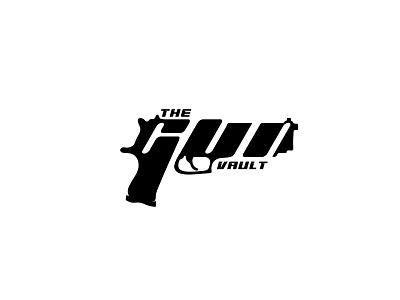 The Gun Vault branding design graphic design gun gun store logo illustration logo store the gun vault typography vault vector