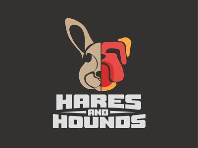 Hares and Hounds branding design dog game graphic design hares hounds hounds and hares illustration logo mobile mobile game rabbit typography vector
