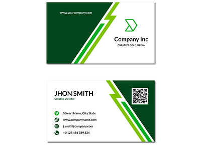 Business Card With Logo 2 branding buisness card design graphic design illustration logo vector visitingcard