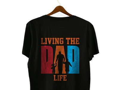 living the dad , tshirt design branding design graphic design illustration tshirt typography vector