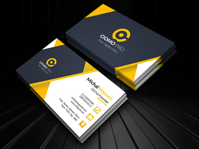 professional business card brand identity branding buisness cards graphic design logo marketing modern business card professional business card