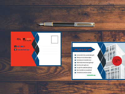 Post Card Design 3d branding design graphic design illustration post card print item