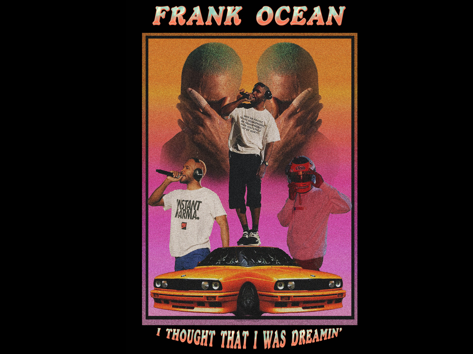 Frank Ocean TShirt design by Oren Liebenthal on Dribbble