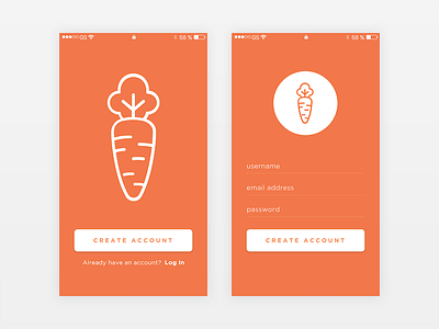 Sign Up Page (Daily UI Challenge #1) app daily ui daily ui challenge flat mobile sign up ui user interface
