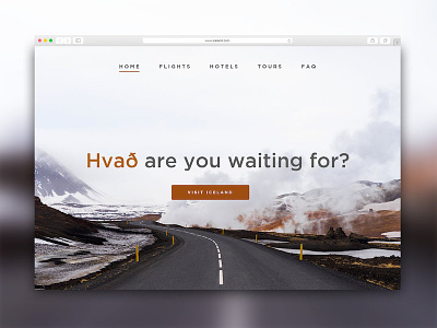 Landing Page (Daily UI Challenge #3) daily ui daily ui challenge home page landing page tourism ui user interface web design website