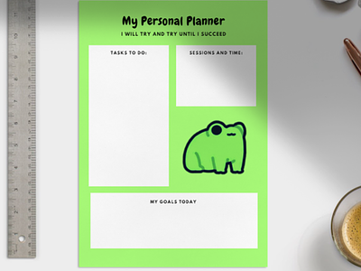 Cute Personal Planner Design - by Sha