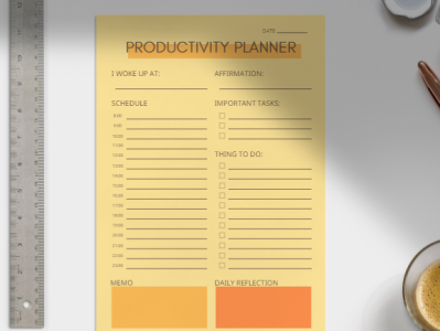 Productivity Planner Design by Sha