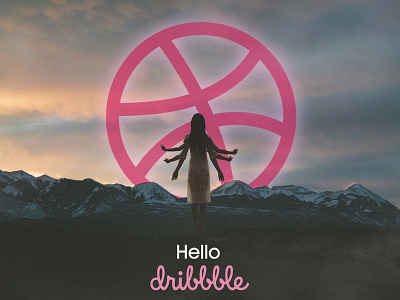 Hello Dribbble ! art dark fantasy photomanipulation surreal taiwan