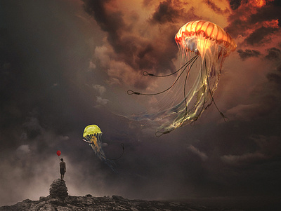 Back to the hell art dark design dribbble fantasy photomanipulation photoshop surreal taiwan