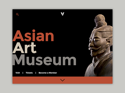 Asian Art Museum - Landing page art asian francisco landing museum page redesign san website