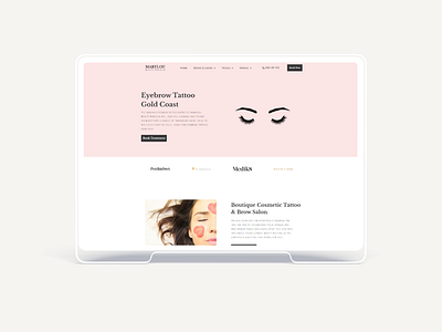 Beauty Salon Website: Design + Writing + Strategy + SEO