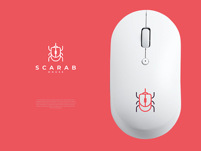 Scarab Mouse Logo 3d animation branding design graphic design illustration logo logo company logo maker motion graphics vector