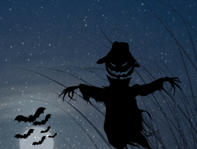 Hallowen Scarecrow design hallowen illustration vector