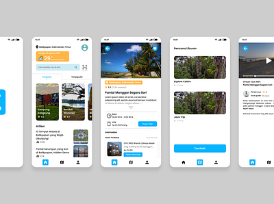 Liburia app design ui ux