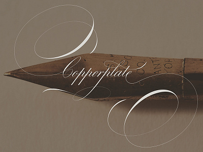 Copperplate calligraphy copperplate engrossersscript