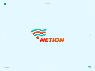 NETION - Sample logo ideas branding flag graphic design internet logo logo ideas logo inspirations logomark