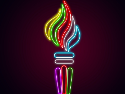 Colorful Neon Light Effect