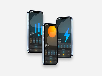 Weather Forecast app UI Design 2022 3d app branding colorful corporate design flat minimal modern ui uidesign uiux uiuxdesign userexperience userinterface ux web website wordpress