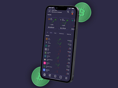 Cryptocurrency Apps UI UX Design