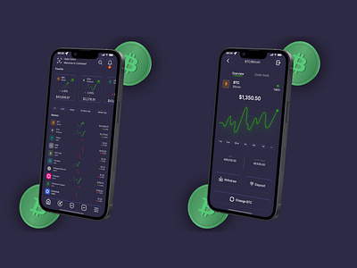 Cryptocurrency Apps UI UX Design