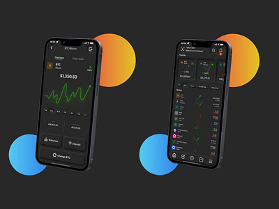 Cryptocurrency Apps UI UX Design