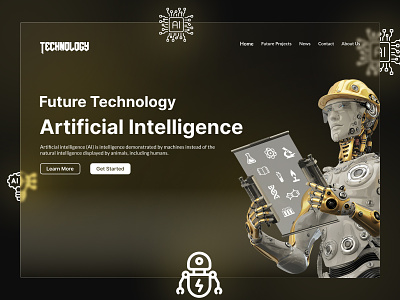 Artificial intelligence Web design